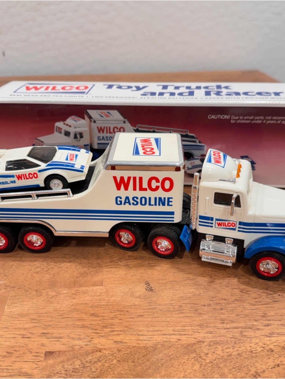 RARE VTG Wilco Gasoline Toy Truck + Friction Racer 1992